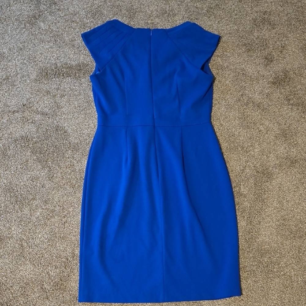 Shelby & Palmer Royal Blue Midi Dress Size 10 - Picture 5 of 8